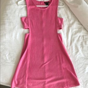 WORN ONCE Aqua XS faux suede dress